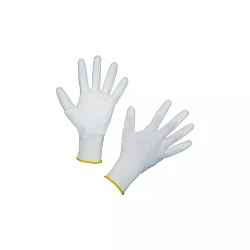 Gnitter pracovné rukavice biele