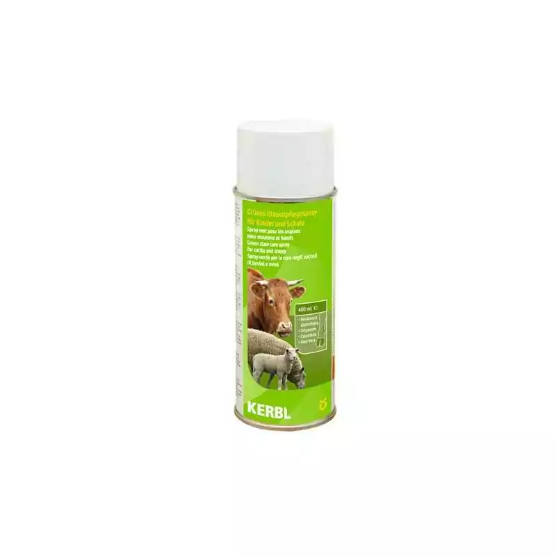 Zelený spray na ošetrenie paznechtov oviec a HD