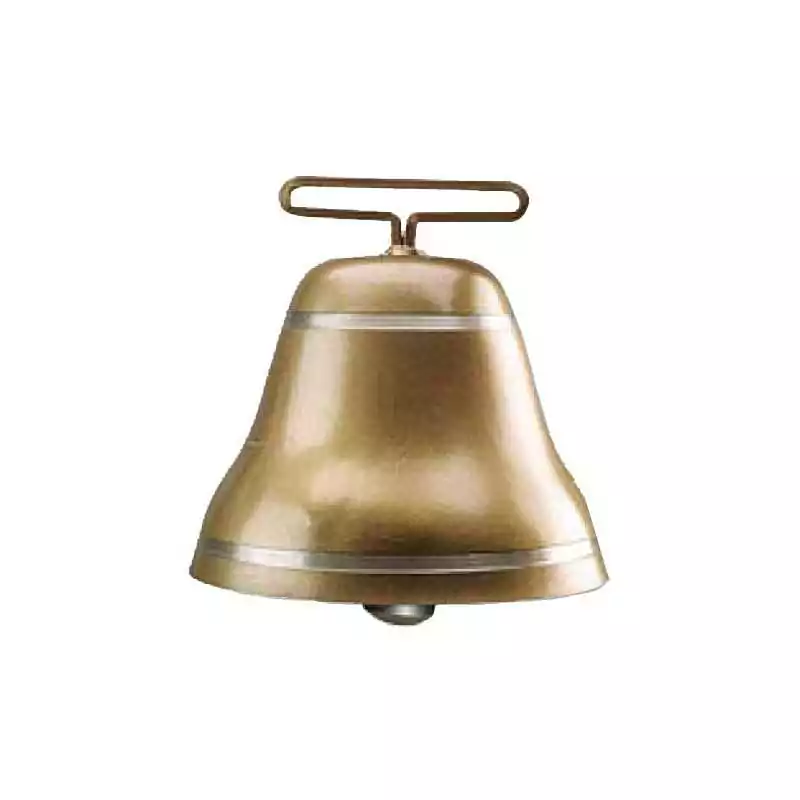Zvonec oceľové farba bronz Ø 125 mm