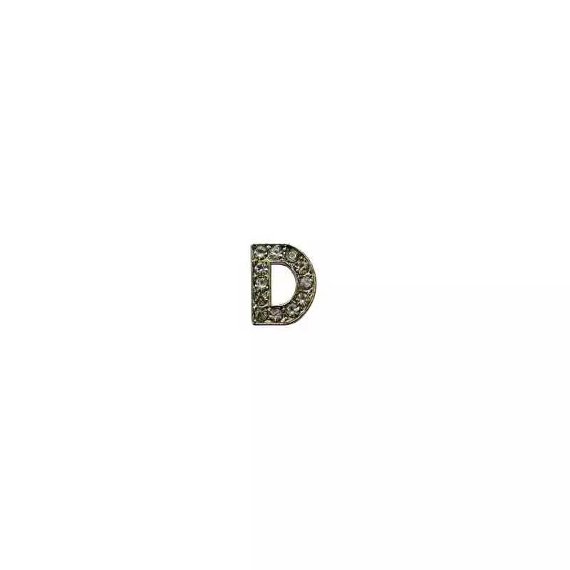 Ozdobné písmeno D na čelenku HKM