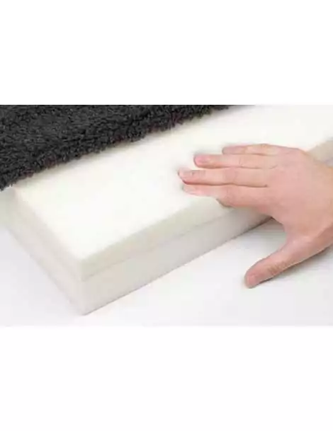 Matrac Memory-Foam 100x60x8 cm, béžový/antracit 