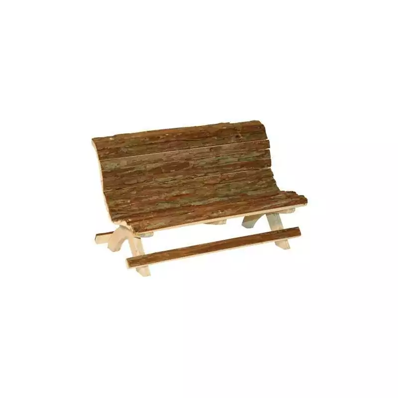 Drevená lavička NATURE 30x15x18cm 