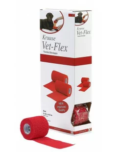 VET-FLEX Bandáž červená 5cm x 4,5m 