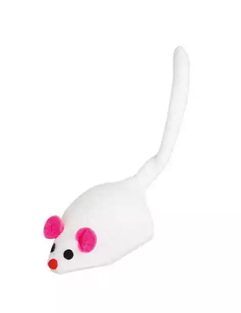 Hračka myš na kolieskach 7 x 3,5 cm 
