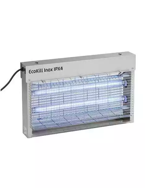 Elektrická mucholapka 2x15W EcoKill Inox IPX4 