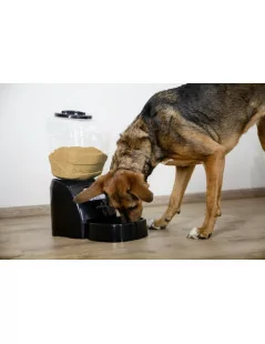 Dávkovač suchého krmiva automatický pre malé psy a mačky