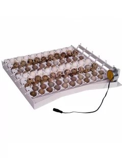 Automatický obracač na 42vajec+6vaničiek na prepeličích vajec