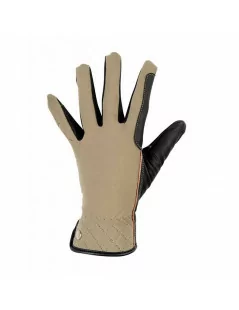 HKM jazdecké rukavice Siena pieskové