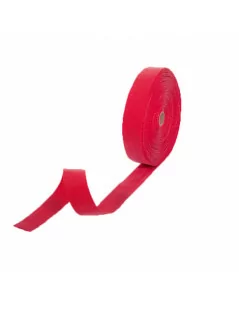 Suchý zips jednostranný, lepivý, 5cmx25m, červený