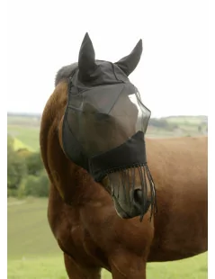 Maska na koňa proti muchám so strapcami