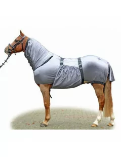 Deka ekzémová pre koňa sivá 145 cm Security