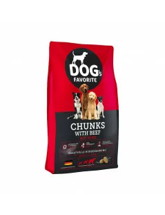 Dogs favorit Chunks s hovädzinou 15 kg