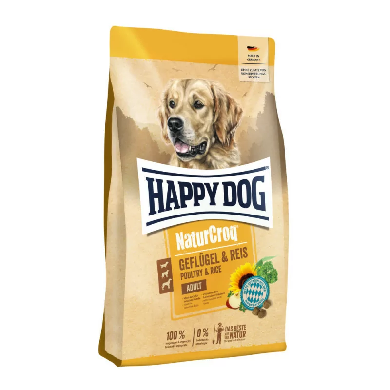 Happy Dog NaturCroq hydina+ryža 11kg