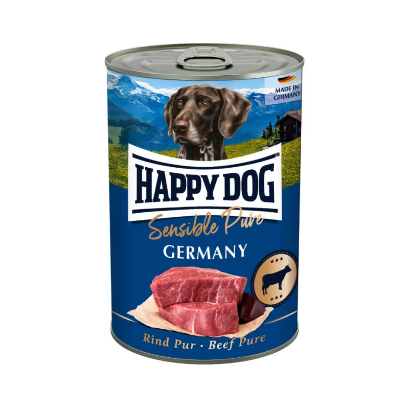 Happy Dog Rind Pur Germany 400g, 100% hovädzie mäso