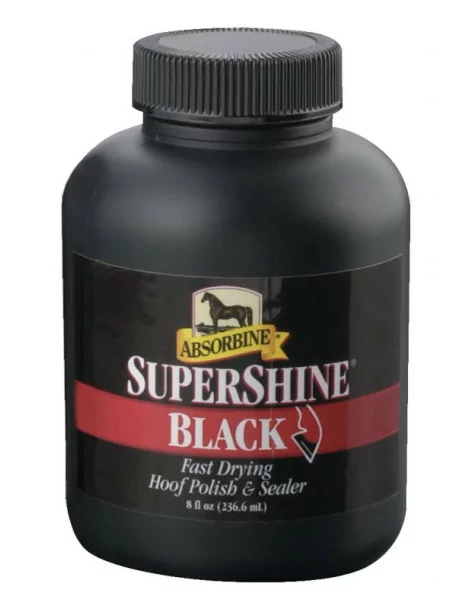 Supershine lesk na kopytá ,čierny, 237 ml