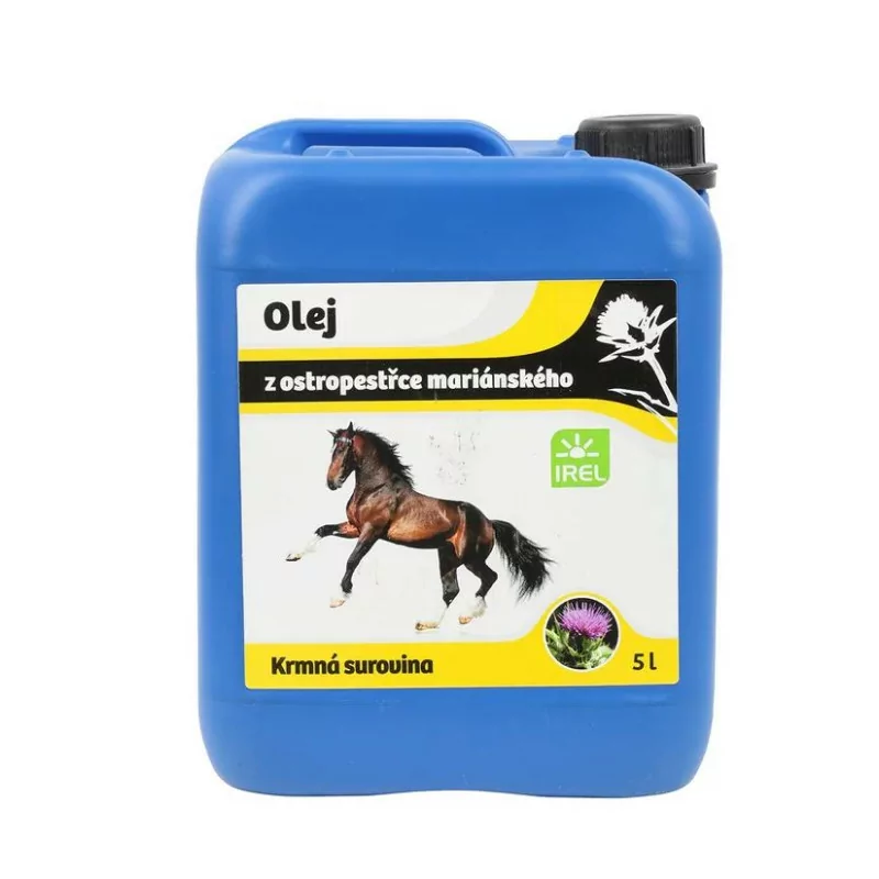 IREL Ostropestrec olej kŕmny 5L pre kone