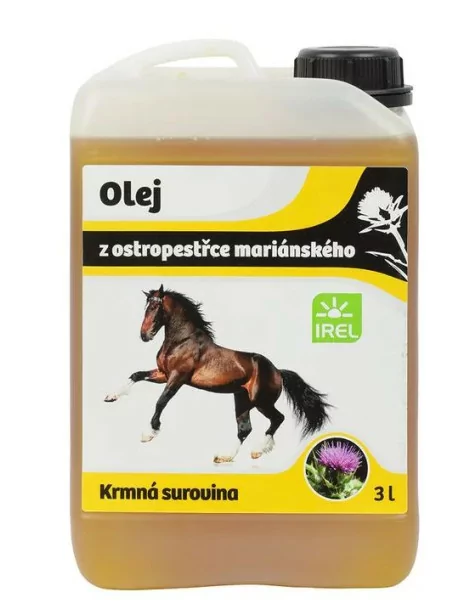 IREL Ostropestrec olej kŕmny 3L pre kone