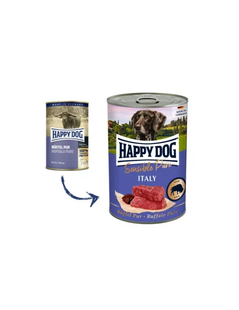 Happy dog 400g Büffel Pur konzerva, 100% byvolie mäso