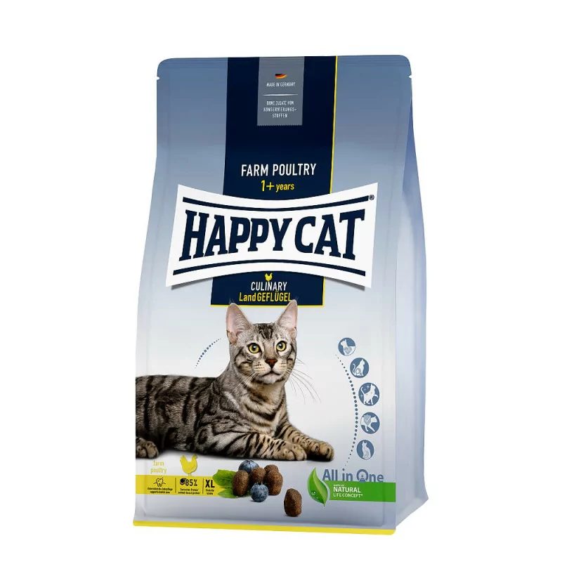 Happy Cat Culinary Land-Geflügel/hydina 1,3kg pre dospelé mačky