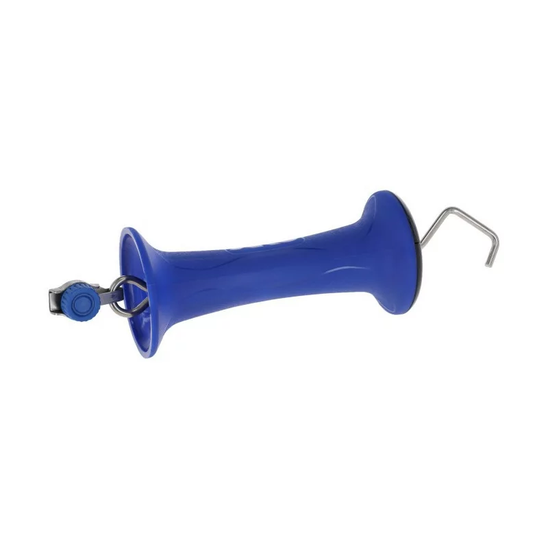 Bránkový držiak so spojkou pre lano 6mm modrý