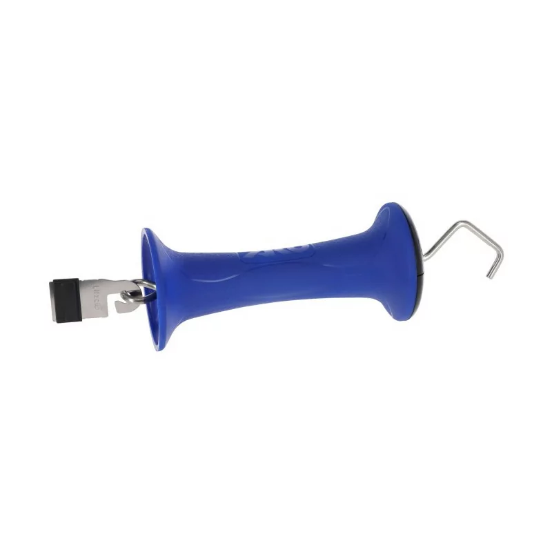 Bránkový držiak s LitzClip spojkou pre pásku, modrý
