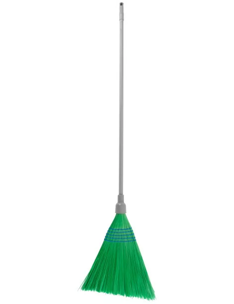 Metla Cleonix 3805G Sorgo zelená s násadou 148cm, Alu