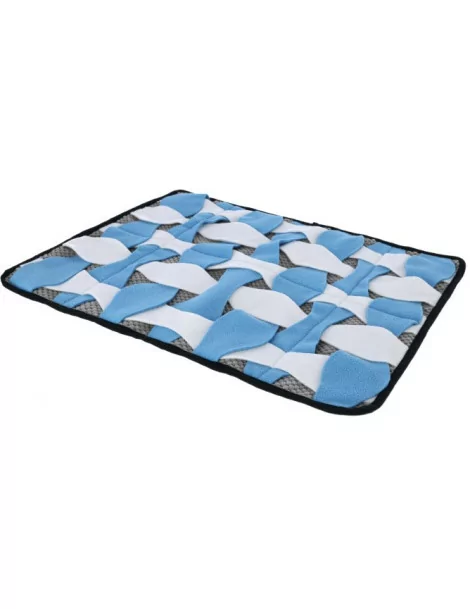 Hrací koberec na pamlsky sivý/biely/modrý 60x45cm