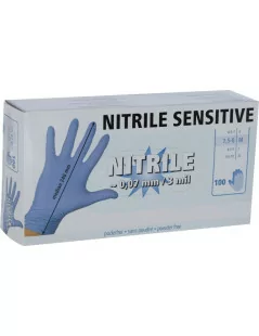 Rukavice Nitril Sensitive, bez púdru , 100ks